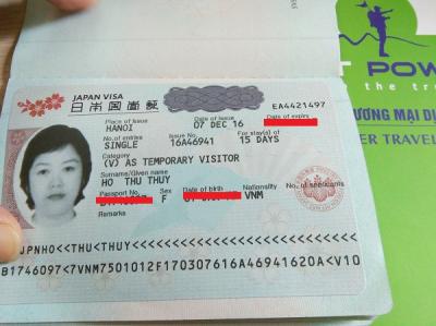 Chúc mừng chị Hồ Thu Thủy đã xin thành công visa du lịch Nhật Bản